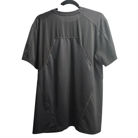 Champion Mens Athletic T Shirt Dark Gray Crew Neck Gym‎ Workout Size L - Picture 2 of 6